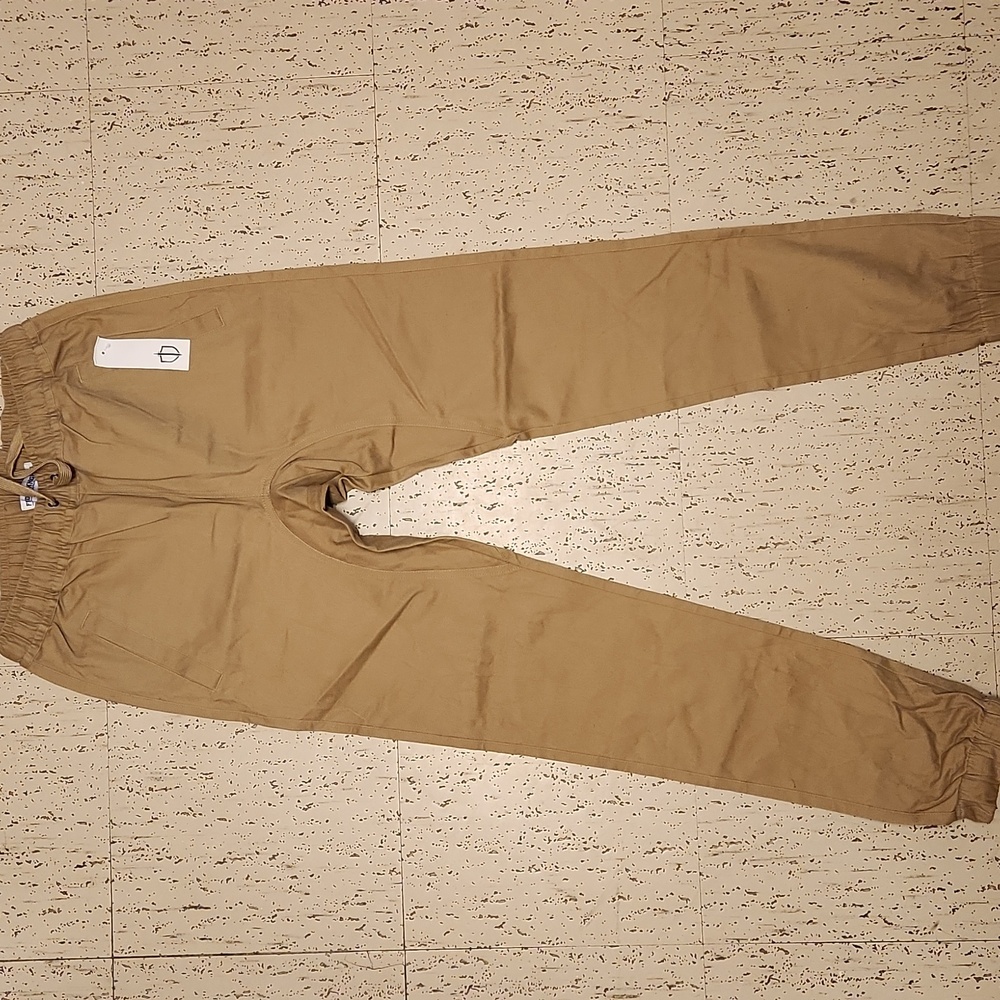 Friday Knights Beige Tan Staple Jogger Pants NWT